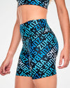 Zumba X The Smurfs High Waisted Biker Shorts