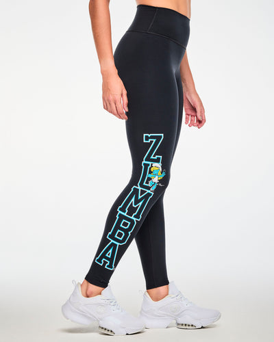 Zumba X The Smurfs High Waisted Ankle Leggings