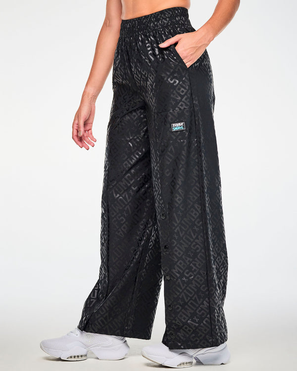 Zumba X The Smurfs Wide Leg Pants With Snaps