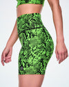Ultrabright High Waisted Biker Shorts