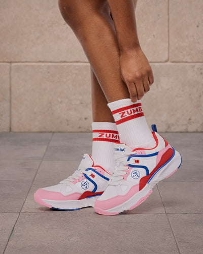 Zumba Amour Plush Half Crew Sock