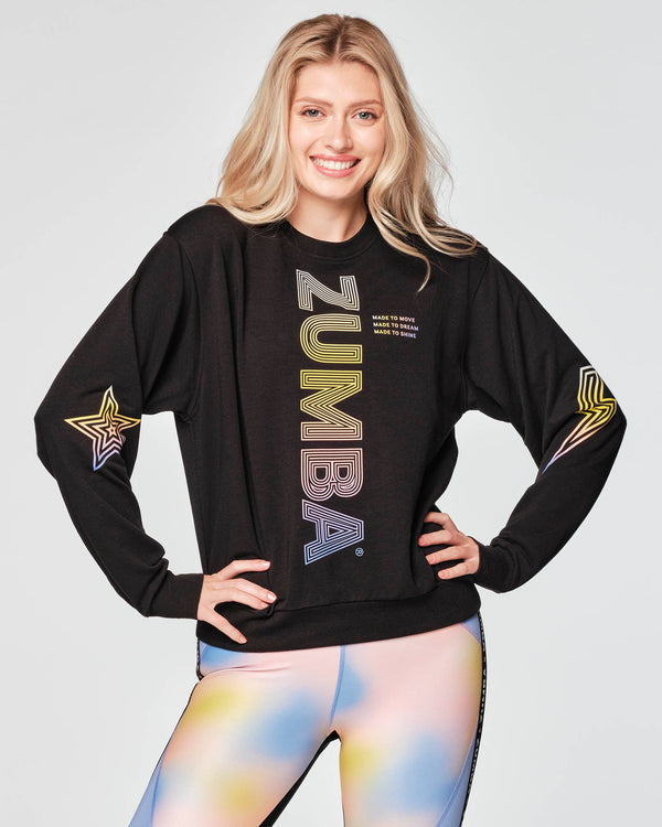 Zumba Roller Derby Team Pullover Sweatshirt