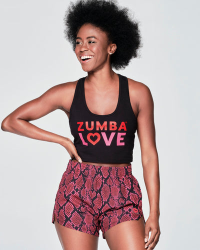 Zumba Love Crop Racerback