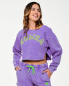 Zumba Glow Crop Sweatshirt