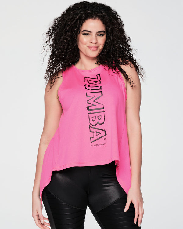 Zumba Too Cool Open Back Tank