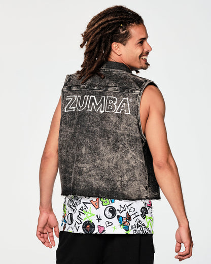 Zumba Fired Up Denim Vest