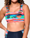 Zumba Sun And Swim Bra - Aqua