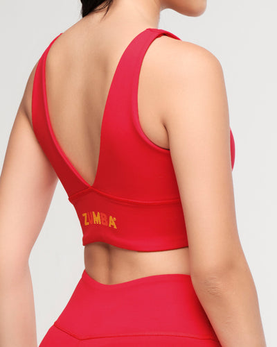 Zumba Explore Crossover Waistband Bra