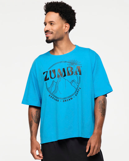 Zumba Explore Crew Neck Top