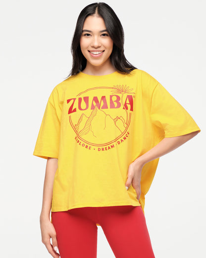 Zumba Explore Crew Neck Top