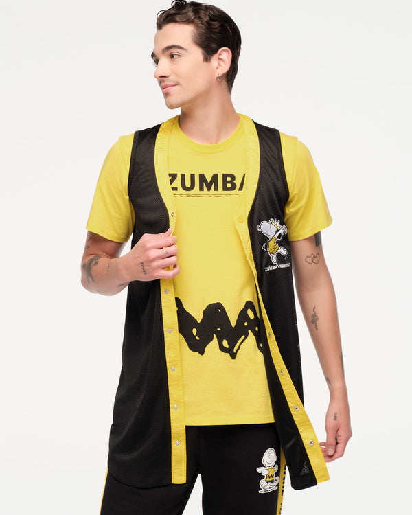 Zumba X Peanuts Sleeveless Baseball Jersey Dress