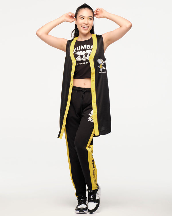 Zumba X Peanuts Sleeveless Baseball Jersey Dress