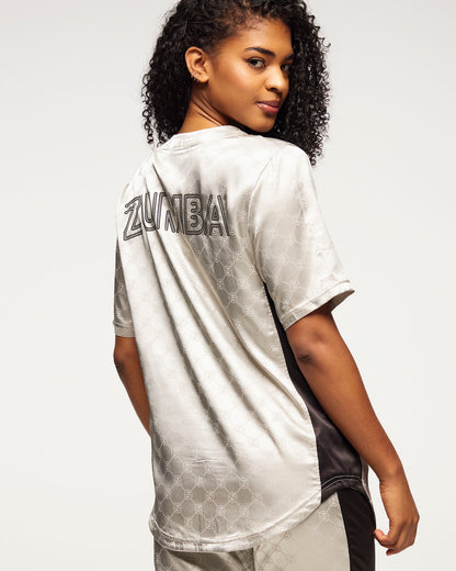 Zumba Runway Baseball Button Up Jersey