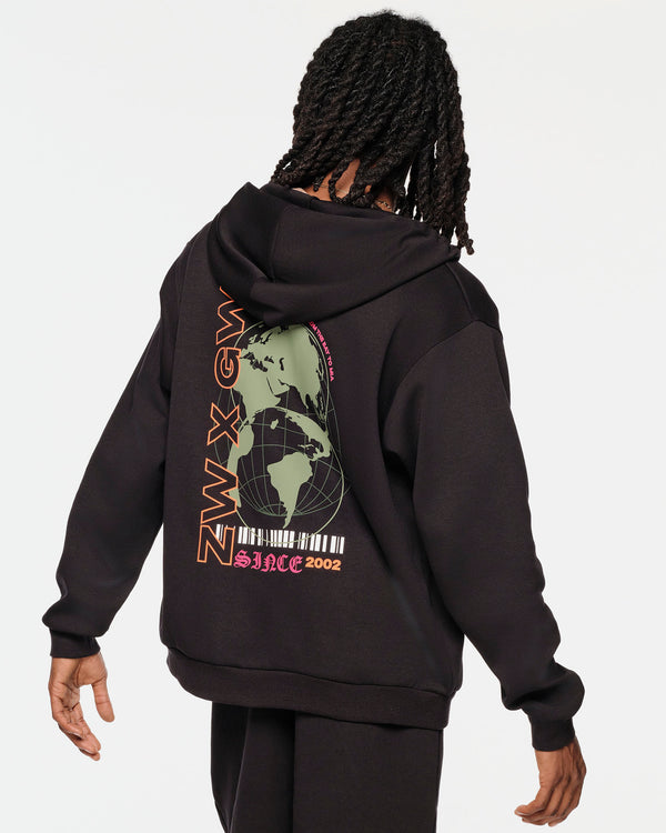 ZW X GW Zip Up Jacket With Oversized Hoodie