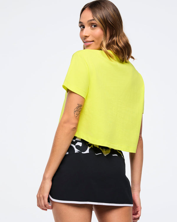 Zumba Haus Crew Neck Crop Top