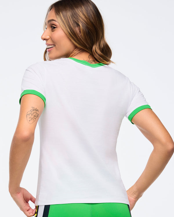 Zumba Haus Ringer Tee