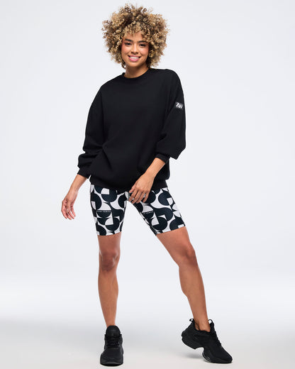 Zumba Haus Oversized Waffle Sweatshirt