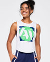 Zumba Out Loud Crop Muscle Tank