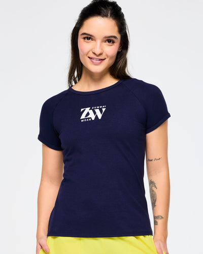 Zumba Out Loud Fitted Cap Sleeve Top