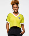 Victory V-Neck Crop Raglan Polo