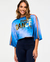 Victory Oversized Boxy Crop Top