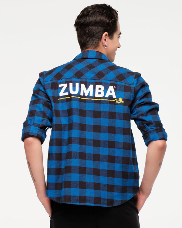 Zumba X Peanuts Long Sleeve Button Down