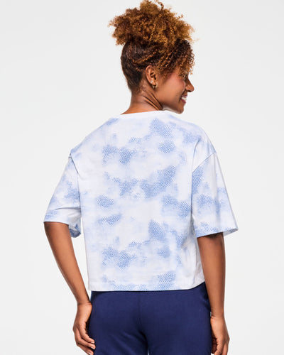 Blue Jean Oversized Boxy Crop Top