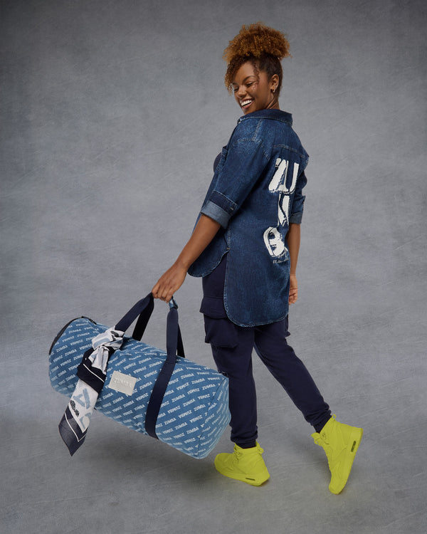 Blue Jean Duffle Bag
