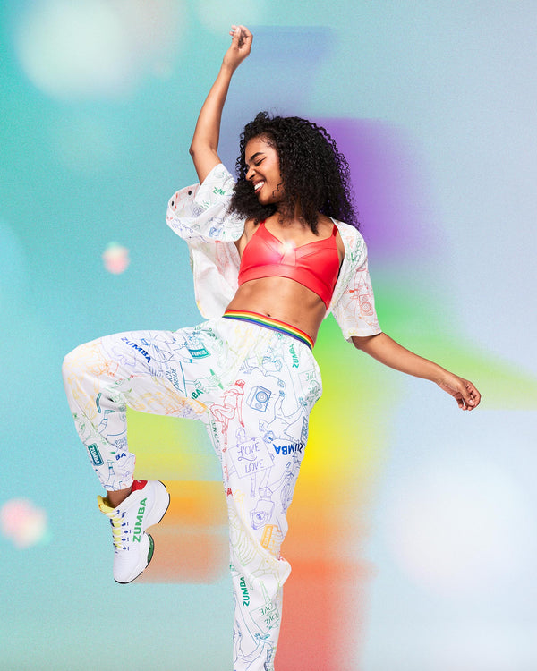 Zumba Elastic Waistband Slouch Woven Pants