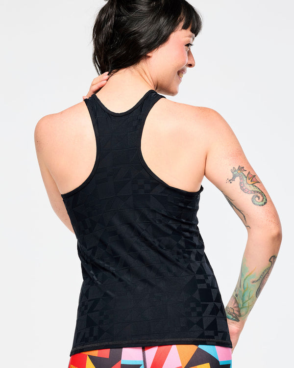 Zumba Rays High Neck Tank