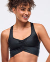Zumba Libre Shiny Longline Ruched Bra