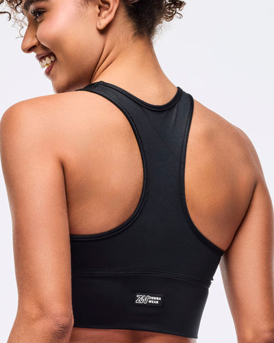 Zumba Libre Shiny Longline Ruched Bra