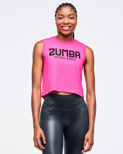 Zumba Libre Crew Neck Crop Tank