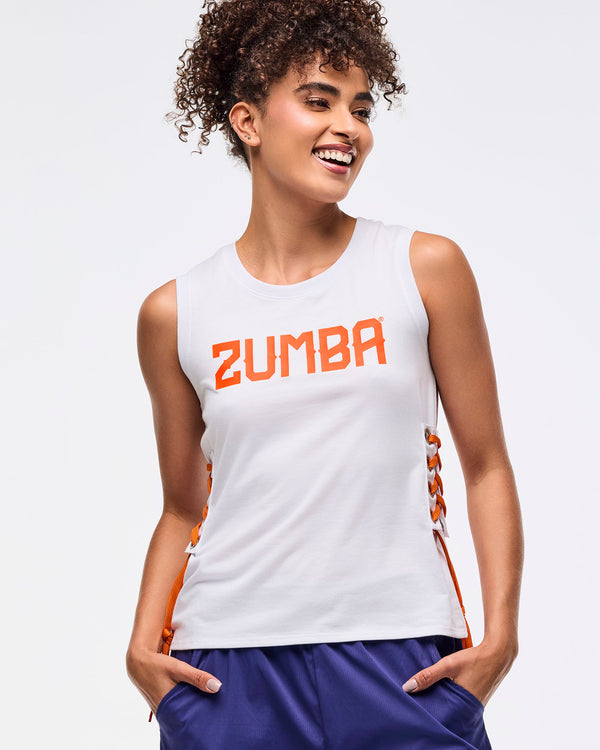 Zumba Libre Tank With Lace Up Detail