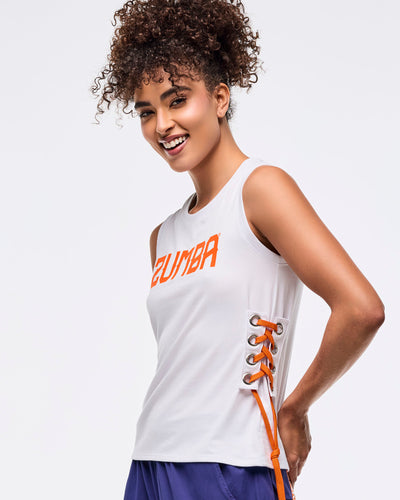Zumba Libre Tank With Lace Up Detail