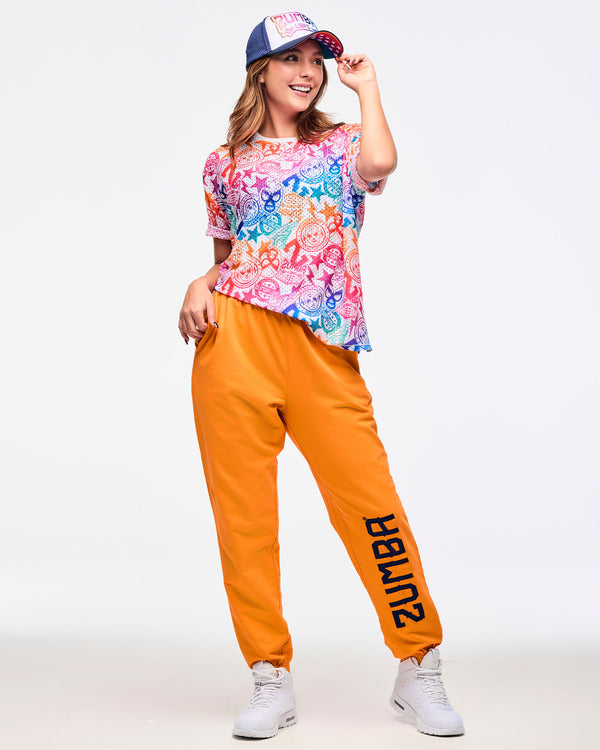 Zumba Libre Boxy Mesh Top With Side Slits