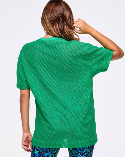 Zumba Libre Boxy Mesh Top
