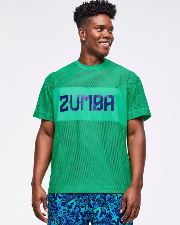 Zumba Libre Boxy Mesh Top