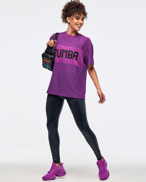 Zumba Libre Boxy Mesh Top
