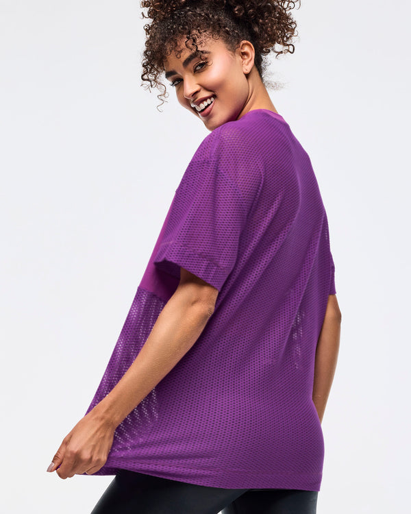 Zumba Libre Boxy Mesh Top