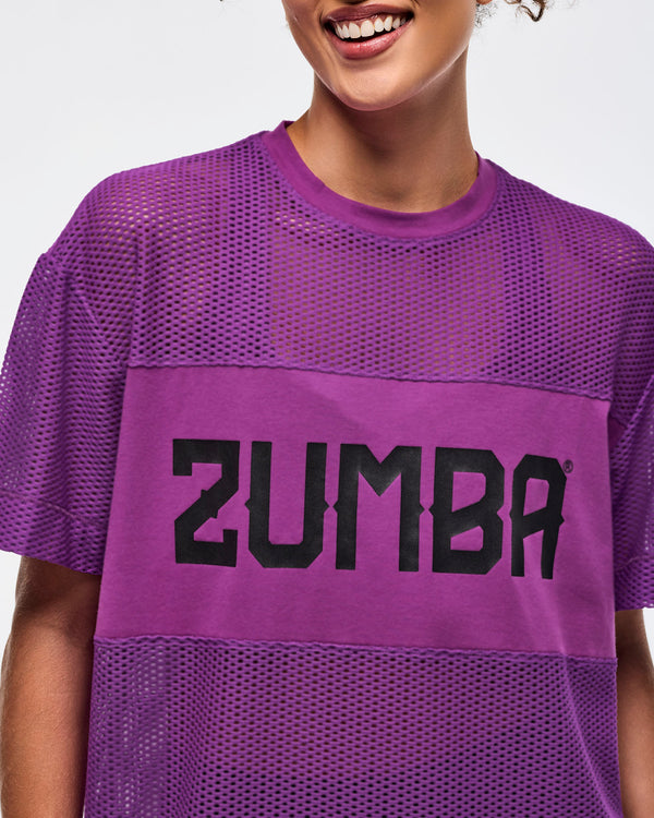 Zumba Libre Boxy Mesh Top