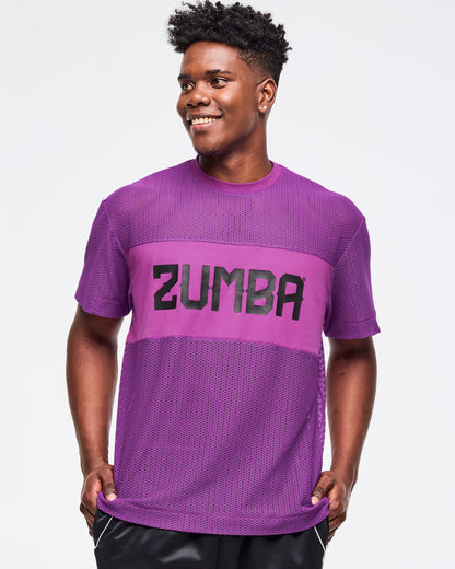 Zumba Libre Boxy Mesh Top