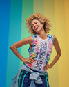 Sizzlin' Loose Mesh Muscle Tank