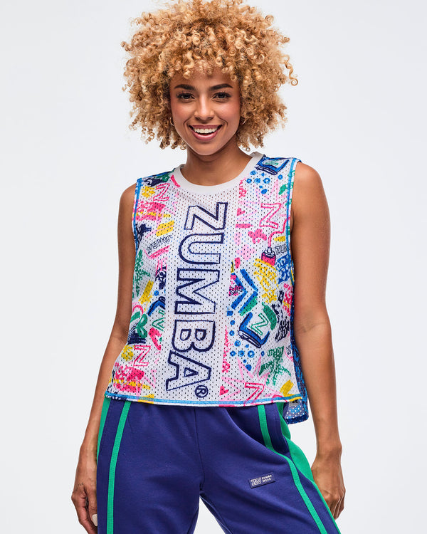 Sizzlin' Loose Mesh Muscle Tank
