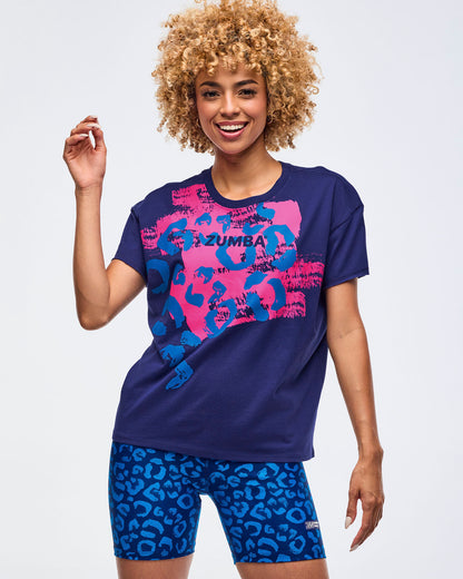 Sizzlin' High Low Crew Neck Top