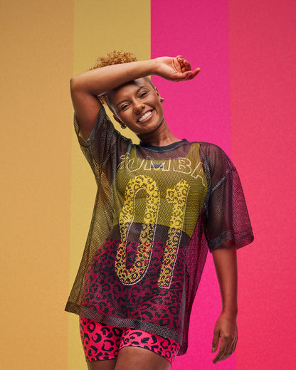 Sizzlin' Oversized Mesh Top
