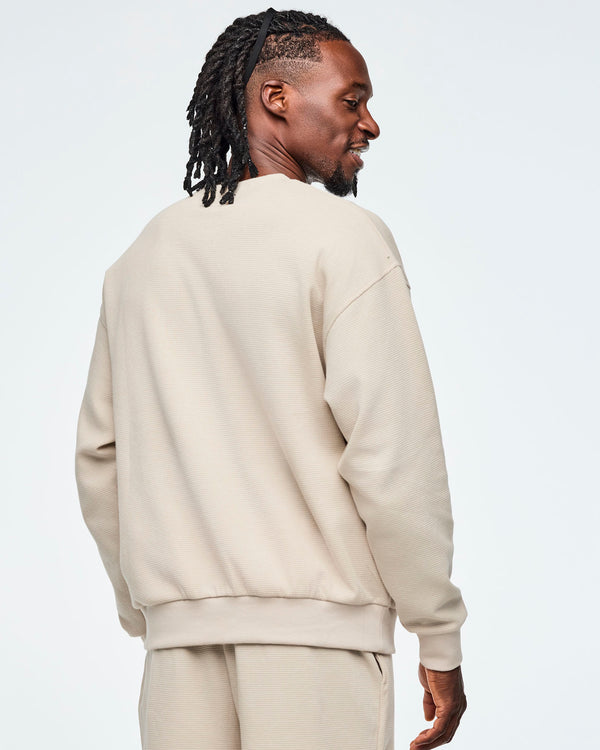 Class of 2001 Oversized Pullover Waffle Sweatshirt