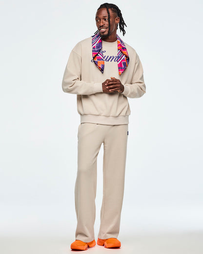 Class of 2001 Oversized Pullover Waffle Sweatshirt