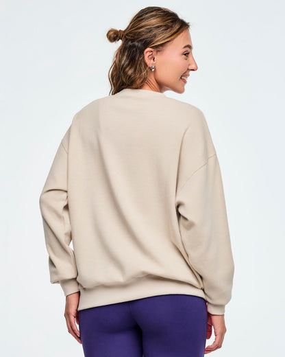 Class of 2001 Oversized Pullover Waffle Sweatshirt