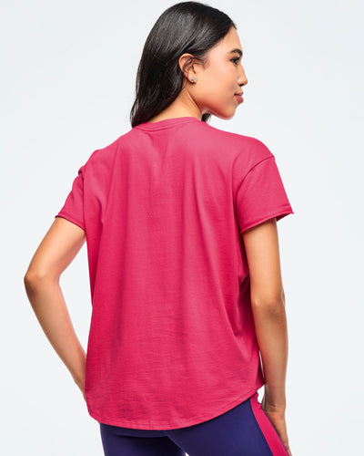 Class of 2001 High Low Crew Neck Top